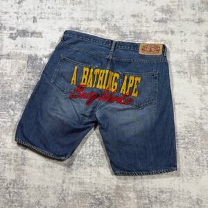 Authentic Bape 2000’s Champion Logo Jorts 38